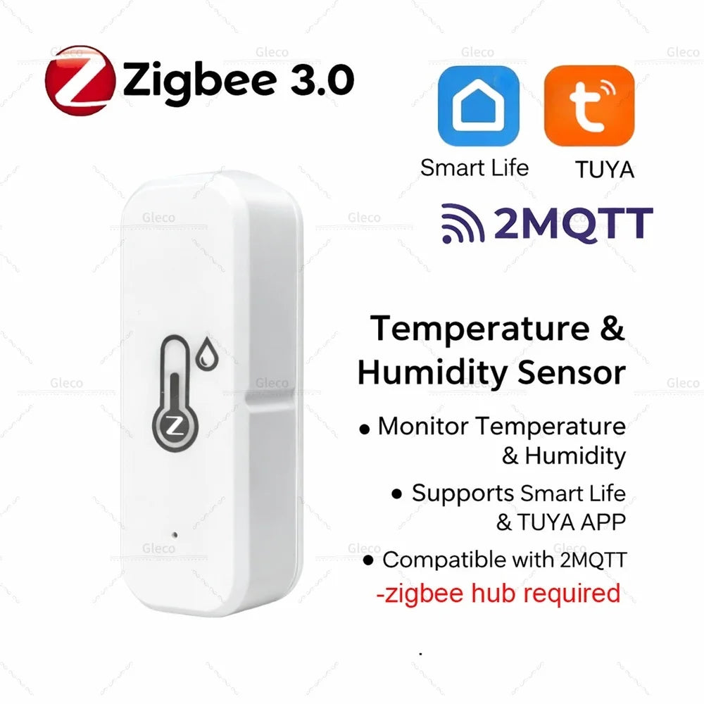 Capteur de Température et Humidité Connecté – Zigbee