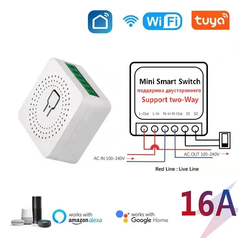 Micro-Module Interrupteur WiFi 16 A – vue 17