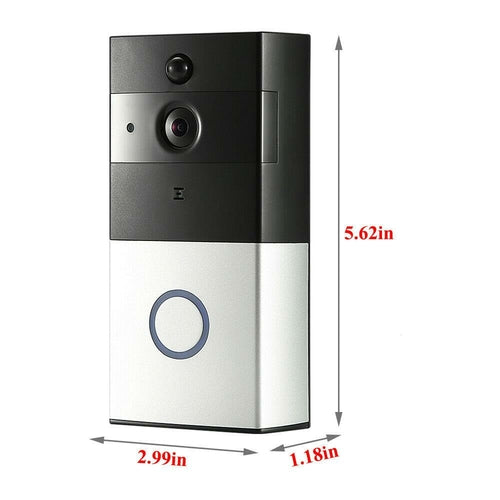 Sonnette vidéo intelligente WiFi 720P HD caméra de sécurité pour iOS et Android – Domacosy