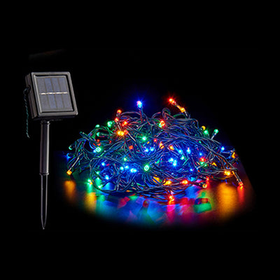 Guirlande lumineuse LED solaire multicolore – Domacosy