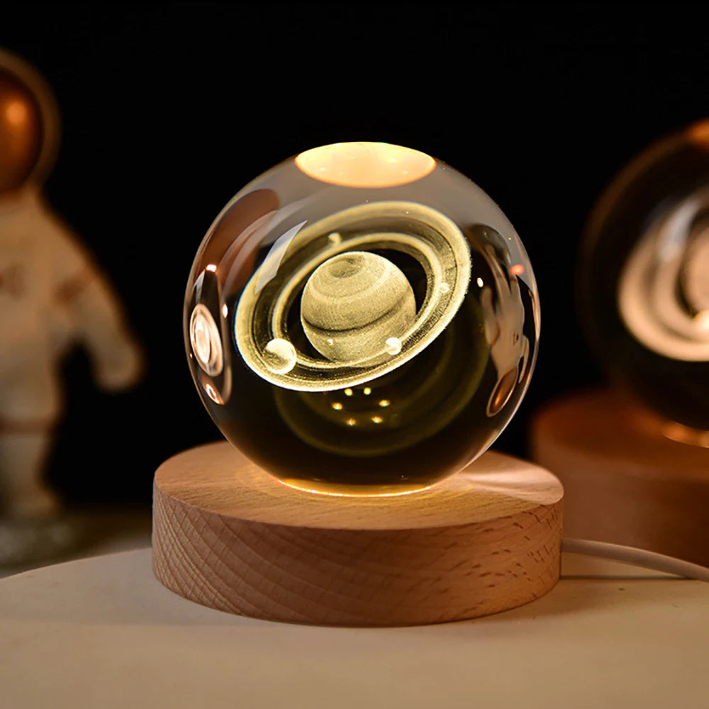 Lampe Boule de Cristal 3D – Domacosy