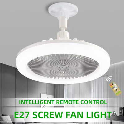 Ventilateur de Plafond 3-en-1 avec Lampe LED & Télécommande – Silencieux