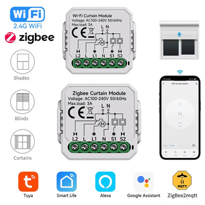 Module Rideau & Volet Connecté Tuya – Domacosy