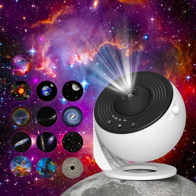 Projecteur Galaxie Rotatif 360° – Domacosy