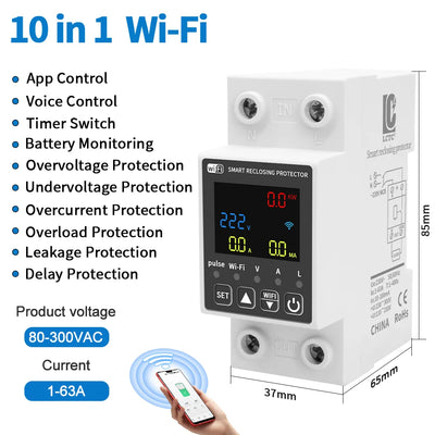 Compteur d'Énergie Connecté Tuya – vue 18