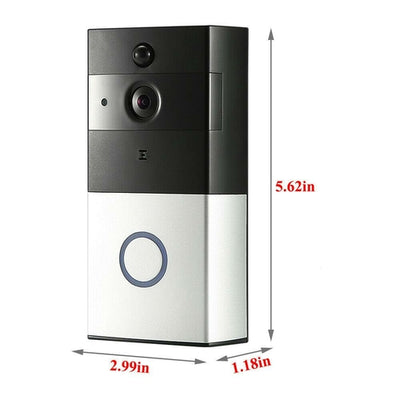 Sonnette vidéo intelligente WiFi 720P HD caméra de sécurité pour iOS et Android – Domacosy